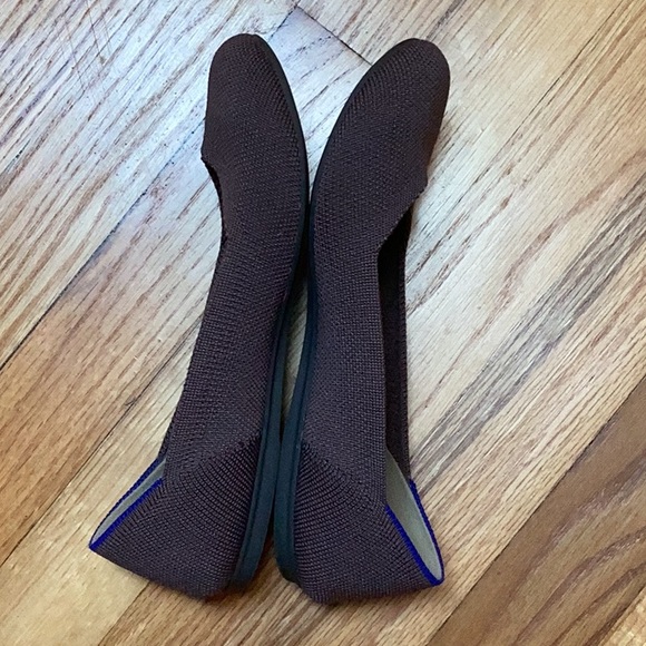 Rothy's The Flat Mink Mauve Round Toe Ballet Flats Women’s Size 6.5 - Picture 3 of 8